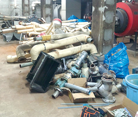 設備機器解体工事